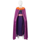 Kids Children Moana 2 (2024) Matangi Purple Dress Cloak Outfits Cosplay Costume